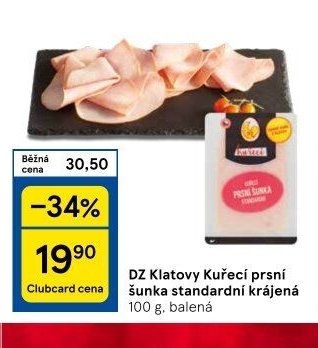 DZ Klatovy Kuřecí prsní šunka standardní