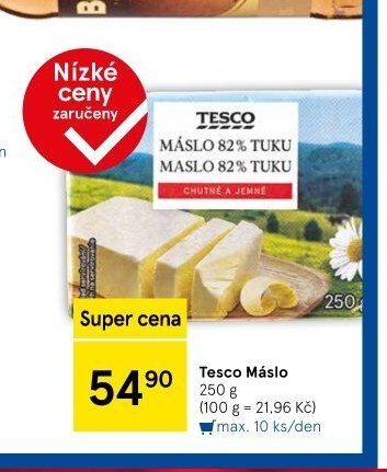 Tesco Máslo