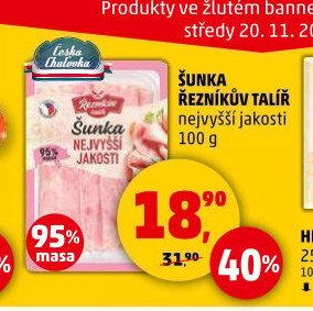 Šunka Řezníkův talíř