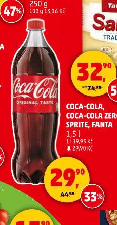 Coca-Cola, Coca-Cola Zero, Sprite, Fanta