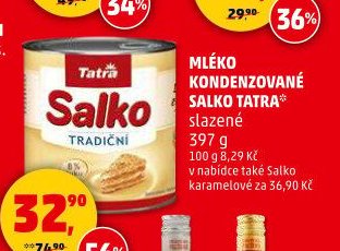 Mléko kondenzované Salko Tatra
