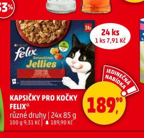Kapsičky pro kočky Felix