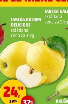 Jablka Golden Delicious
