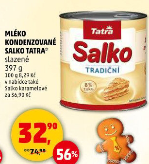 Mléko kondenzované Salko Tatra