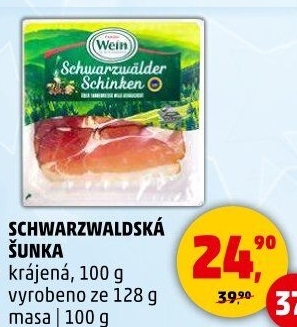 Šunka schwarzwaldská Wein