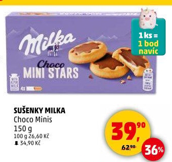 Sušenky Choco Minis Milka