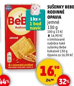 Sušenky Rodinné BeBe Opavia