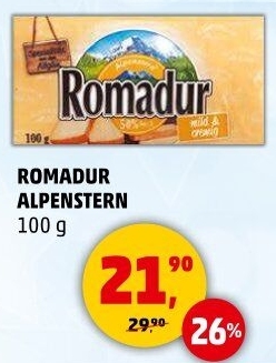 Sýr Romadur Alpenstern