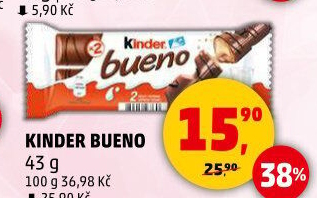 Tyčinka Bueno Kinder