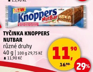 Tyčinka Knoppers NutBar Storck