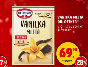 Vanilka mletá Dr. Oetker