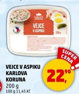 Vejce v aspiku Karlova Koruna