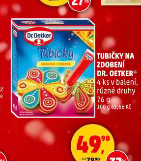Zdobicí tubičky Dr. Oetker