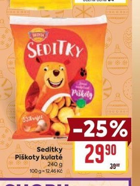 Seditky Piškoty kulaté