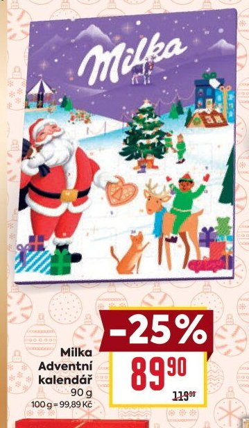 Milka Adventní kalendář