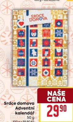 Adventní kalendář Srdce domova
