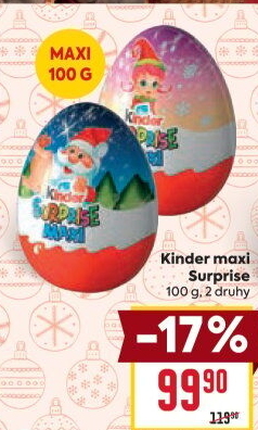 Čokoládové vajíčko s překvapením Maxi Kinder Surprise