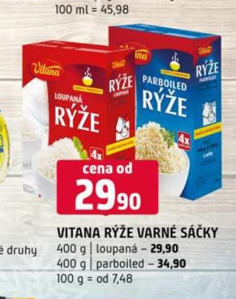VITANA RÝŽE VARNÉ SÁČKY