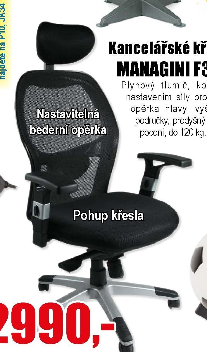 Kancelářské křeslo MANAGINI F3000
