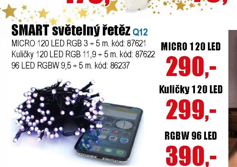 SMART světelný řetěz