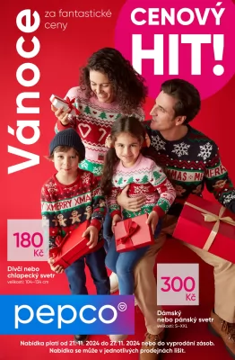akční leták PEPCO 21.11.2024-27.11.2024