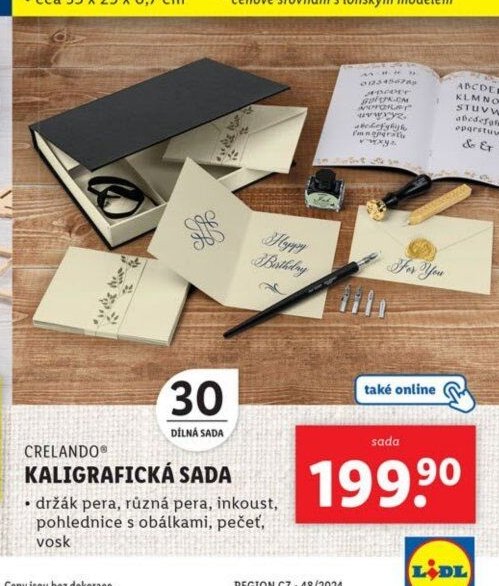 CRELANDO Kaligrafická sada