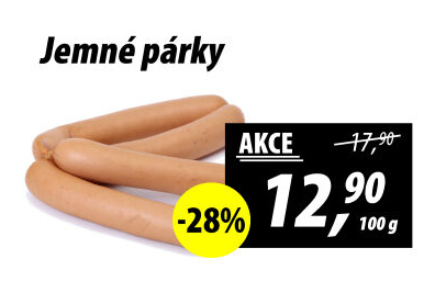 Párky jemné