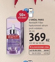 L'ORÉAL PARIS Revitalift Filler hyaluronové sérum