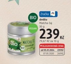 dmBio Matcha čaj