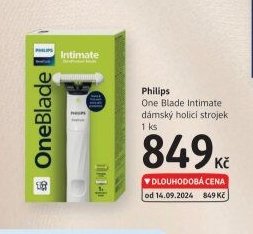 Philips One Blade Intimate dámský holicí strojek
