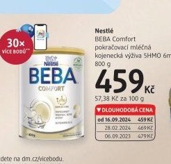 Nestlé BEBA Comfort pokračovací mléčná kojenecká výživa