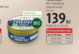 Purity Vision BIO měsíčková zinková mast