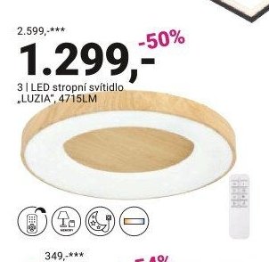 LED stropní svítidlo LUZIA