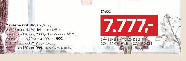 Závěsné svítidlo