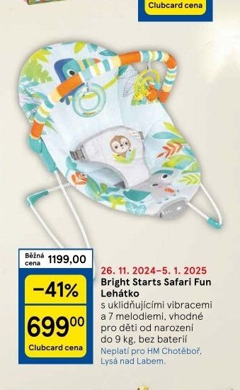 Bright Starts Safari Fun Lehátko