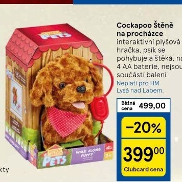 Interaktivní plyšová hračka