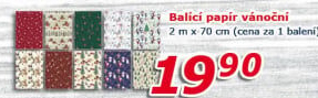 Balicí papír vánoční