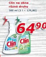 Čističe oken Clin