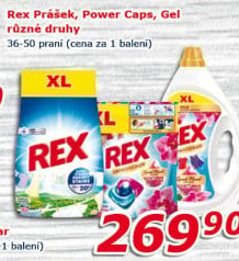 Prací prášek Rex