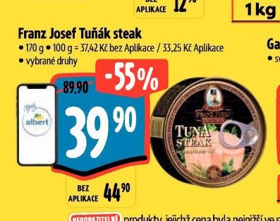 Franz Josef Tuňák steak