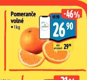 Pomeranče volné