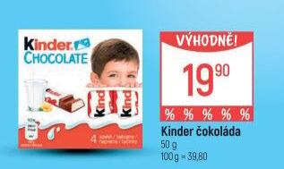 Čokoládky Kinder
