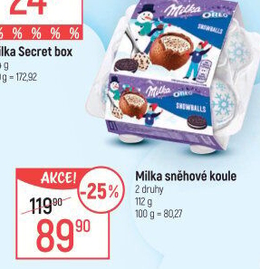 Čokoládová plněná vajíčka Milka
