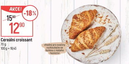 Croissant multicereální