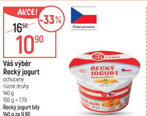 Jogurt řecký ochucený Váš Výběr