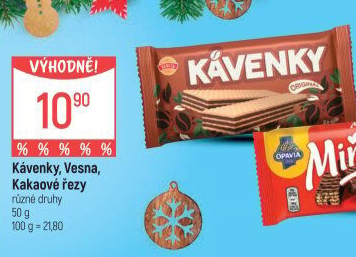 Oplatky Kávenky Sedita