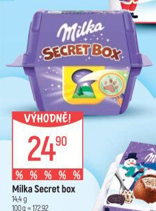 Secret box Milka