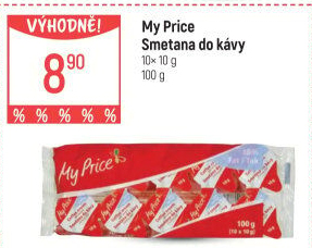 Smetánky do kávy My Price