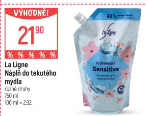 Tekuté mýdlo La lígne - náhradní náplň