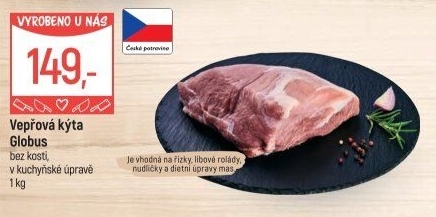 Vepřová kýta bez kosti Globus